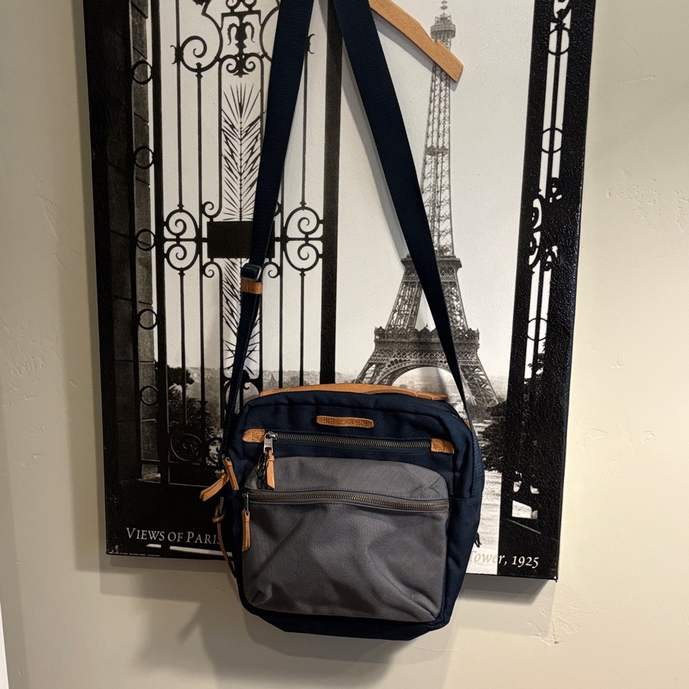 Tumi Navy and Gray Men's Messenger Bag